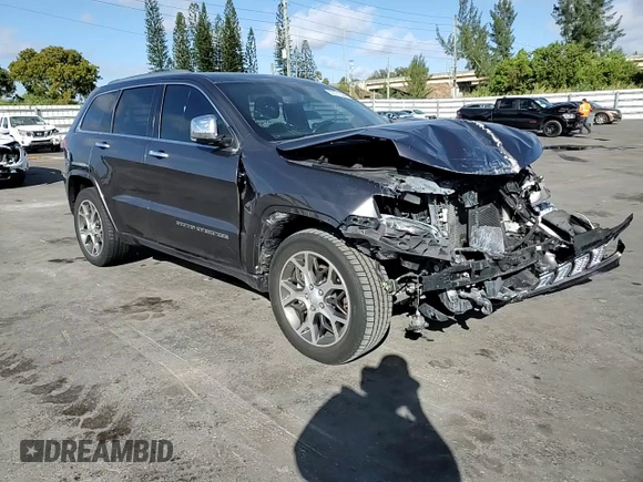 2019 Jeep Grand Cherokee Overland with VIN 1C4RJECG6KC615793, listed as a Copart auction lot 83371024 with 47,914 mi miles and Non Repairable. Bid and sale history available at carsss.com. Image 12.