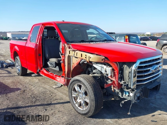2015 Ford F-150 XL with VIN 1FTEX1CP7FKD26231, listed as a IAAI auction lot 41012274 with 120,974 mi miles. Bid and sale history available at carsss.com. Image 1.