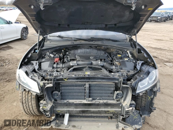 2017 Jaguar F-Pace 35t with VIN SADCS2BV8HA061263, listed as a Copart auction lot 48412045 with 98,290 mi miles and Clean Title. Bid and sale history available at DreamBid. Image 12.