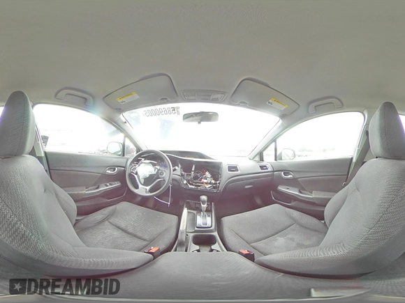 2013 Honda Civic LX z VIN 19XFB2F5XDE232038, wystawiony jako Copart lot #58690005 z przebiegiem 138 361 mil mil oraz Szkoda całkowita • Salvage title. Historia ofert i sprzedaży dostępna na DreamBid. Obrazek 15.