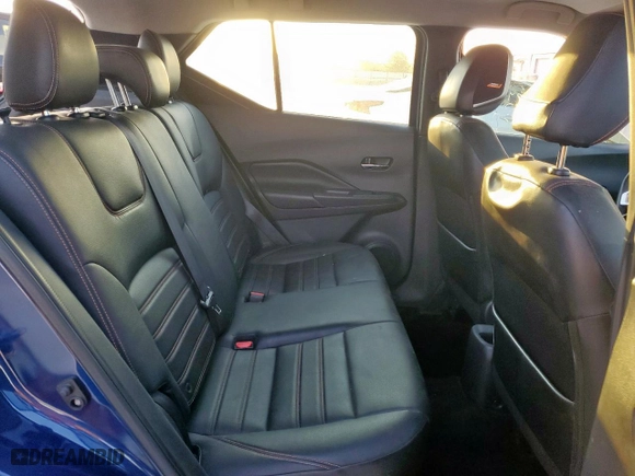 2018 Nissan Kicks SR with VIN 3N1CP5CU4JL513909, listed as a Copart auction lot 52370785 with 54,474 mi miles and Salvage Title. Bid and sale history available at carsss.com. Image 12.
