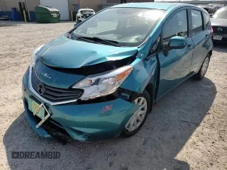 2014 Nissan Note SV with VIN 3N1CE2CP9EL373201, listed as a Copart auction lot 53180025 with 57,945 mi miles and Salvage Title. Bid and sale history available at DreamBid. Image 11.