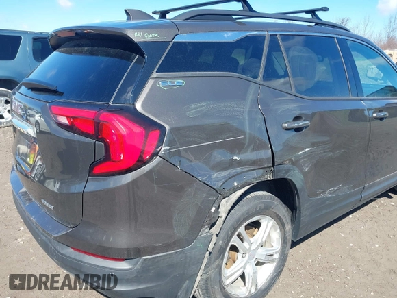 2019 GMC Terrain SLE with VIN 3GKALTEV5KL169314, listed as a IAAI auction lot 42054718 with 96,841 mi miles. Bid and sale history available at carsss.com. Image 6.