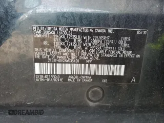 2010 Toyota RAV4 z VIN 2T3ZF4DV2AW035428, wystawiony jako Copart lot #43456965 z przebiegiem 154 001 mil mil oraz Szkoda całkowita • Salvage title. Historia ofert i sprzedaży dostępna na DreamBid. Obrazek 13.