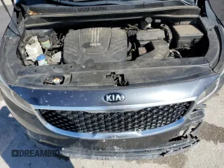 2016 Kia Sedona LX with VIN KNDMB5C16G6194683, listed as a Copart auction lot 47828165 with 155,320 mi miles and Salvage Title. Bid and sale history available at carsss.com. Image 12.