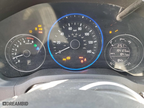 2016 Honda HR-V LX with VIN 3CZRU6H35GM718321, listed as a Copart auction lot 48578085 with 194,123 mi miles and Clean Title. Bid and sale history available at carsss.com. Image 9.