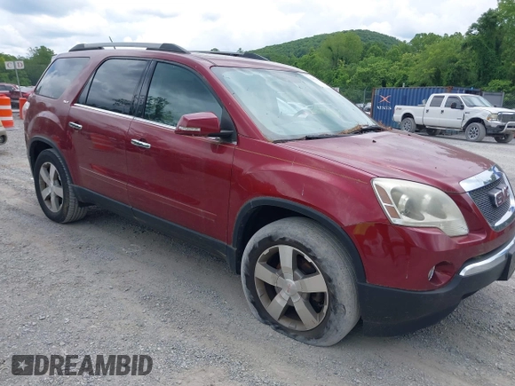 2011 GMC Acadia SLT2 with VIN 1GKKVSED4BJ152351, listed as a IAAI auction lot 42491309 with 172,283 mi miles and . Bid and sale history available at DreamBid. Image 1.