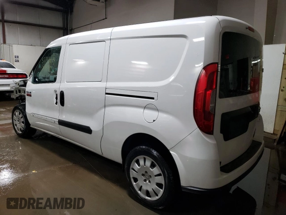2017 Ram ProMaster City Cargo Tradesman SLT with VIN ZFBERFBB4H6E77185, listed as a Copart auction lot 37793674 with 87,290 mi miles and Salvage Title. Bid and sale history available at DreamBid. Image 2.