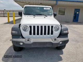 2019 Jeep Wrangler Unlimited Sport S with VIN 1C4HJXDG7KW533575, listed as a Copart auction lot 57068125 with 77,669 mi miles and Salvage title. Bid and sale history available at DreamBid. Image 5.