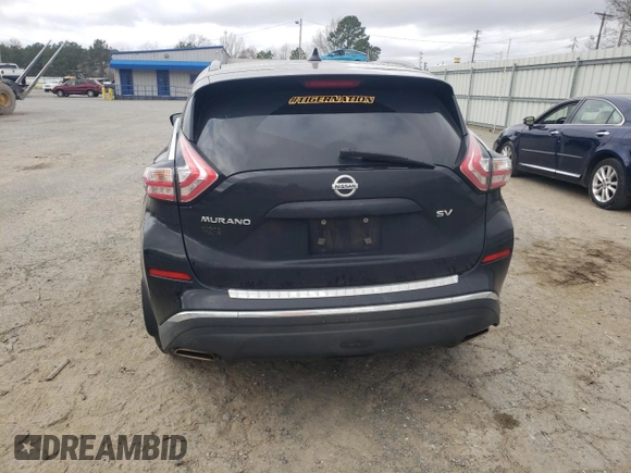 2018 Nissan Murano S with VIN 5N1AZ2MG6JN146898, listed as a Copart auction lot 47839935 with 133,544 mi miles and Salvage Title. Bid and sale history available at DreamBid. Image 6.