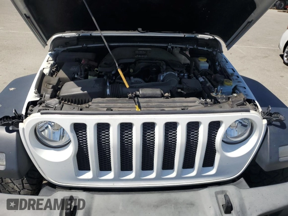 2018 Jeep Wrangler Unlimited Sport S with VIN 1C4HJXDG5JW172653, listed as a Copart auction lot 58184155 with 81,872 mi miles and Salvage title. Bid and sale history available at DreamBid. Image 11.