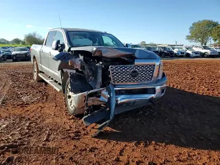 2017 Nissan Titan XD SL with VIN 1N6AA1F46HN502041, listed as a Copart auction lot 81795114 with 109,176 mi miles and Salvage Title. Bid and sale history available at carsss.com. Image 10.