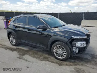 2021 Hyundai Kona SEL with VIN KM8K22AA6MU695830, listed as a Copart auction lot 52343985 with 58,478 mi miles and Salvage Title. Bid and sale history available at carsss.com. Image 4.