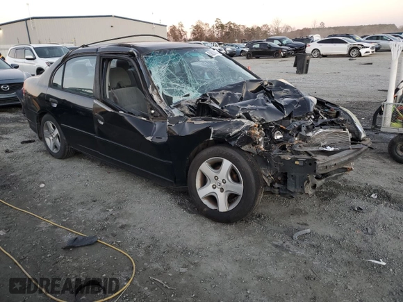 2004 Honda Civic EX with VIN 2HGES26764H527446, listed as a Copart auction lot 83899204 with Not Provided miles and Non Repairable. Bid and sale history available at DreamBid. Image 4.