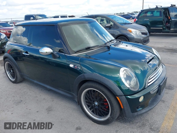 2005 MINI Hardtop S with VIN WMWRE33465TD95560, listed as a IAAI auction lot 42609791 with 133,997 mi miles and . Bid and sale history available at DreamBid. Image 1.