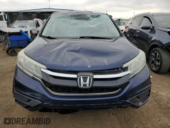 2015 Honda CR-V LX with VIN 2HKRM4H3XFH606824, listed as a Copart auction lot 52191145 with 148,720 mi miles and Salvage Title. Bid and sale history available at DreamBid. Image 5.