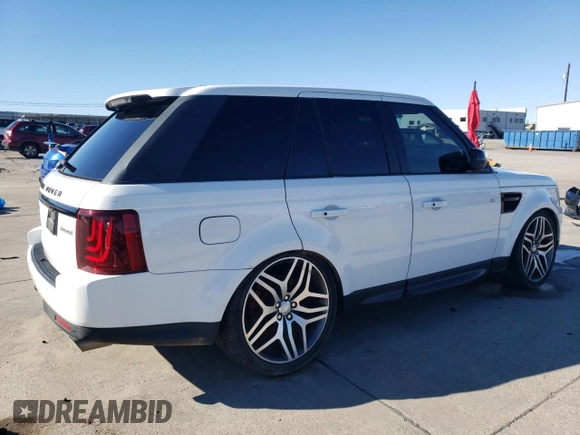 2013 Land Rover Range Rover Sport SC with VIN SALSH2E41DA772749, listed as a Copart auction lot 41518915 with 107,256 mi miles and Salvage Title. Bid and sale history available at carsss.com. Image 3.