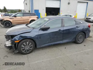 2017 Honda Civic Sedan LX with VIN 19XFC2F58HE221462, listed as a Copart auction lot 54593355 with 118,374 mi miles and Non Repairable. Bid and sale history available at carsss.com. Image 1.