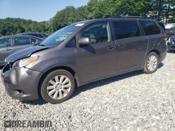 2013 Toyota Sienna XLE with VIN 5TDDK3DC4DS069861, listed as a Copart auction lot 61821815 with 181,865 mi miles and Clean title. Bid and sale history available at DreamBid. Image 1.