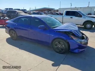 2023 Hyundai Elantra SEL with VIN KMHLM4AG5PU374252, listed as a Copart auction lot 46726655 with 55,779 mi miles and Salvage Title. Bid and sale history available at carsss.com. Image 4.
