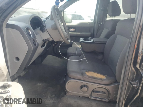 2005 Ford F-150 XLT with VIN 1FTPW12555KE82830, listed as a Copart auction lot 52312525 with Not Provided miles and Salvage Title. Bid and sale history available at carsss.com. Image 7.