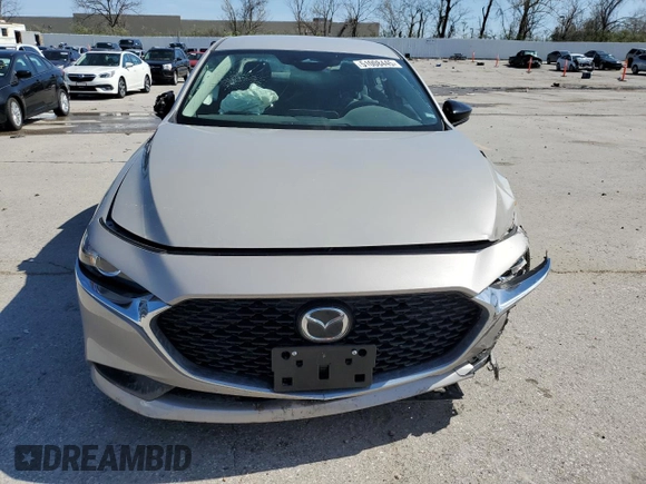 2025 Mazda 3 S Select Sport with VIN 3MZBPABM1SM458167, listed as a Copart auction lot 51008445 with Not Provided miles and Salvage Title. Bid and sale history available at carsss.com. Image 5.