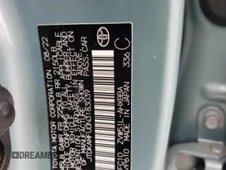 2022 Toyota Prius L Eco with VIN JTDKAMFU0N3183039, listed as a Copart auction lot 50710775 with 49,667 mi miles and Salvage Title. Bid and sale history available at DreamBid. Image 16.