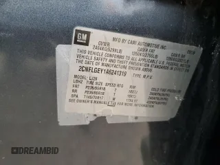 2010 Chevrolet Equinox LTZ with VIN 2CNFLGEY1A6241319, listed as a Copart auction lot 47767575 with 177,623 mi miles and Salvage Title. Bid and sale history available at DreamBid. Image 13.
