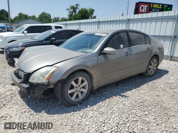 2004 Nissan Maxima SE with VIN 1N4BA41E84C911386, listed as a Copart auction lot 59855985 with 184,478 mi miles and Salvage title. Bid and sale history available at DreamBid. Image 1.