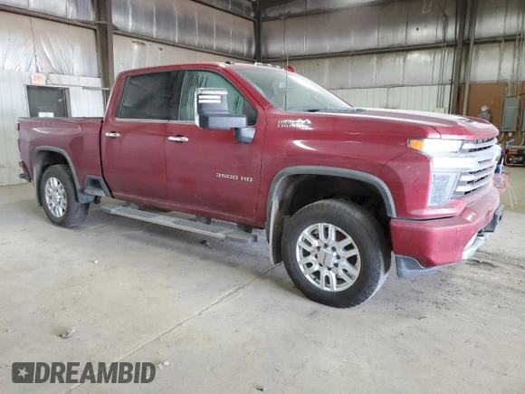 2022 Chevrolet Silverado 3500HD High Country with VIN 1GC4YVEY1NF196167, listed as a Copart auction lot 63195784 with 0 mi miles and Salvage Title. Bid and sale history available at carsss.com. Image 4.