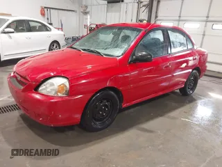 2005 Kia Rio with VIN KNADC125556397214, listed as a IAAI auction lot 41350276 with 182,162 mi miles. Bid and sale history available at carsss.com. Image 2.