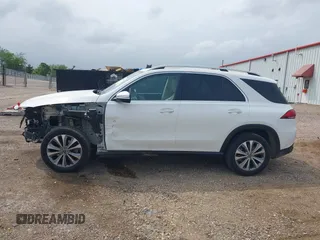 2020 Mercedes-Benz GLE 350 with VIN 4JGFB4KB3LA083931, listed as a IAAI auction lot 41938360 with 127,448 mi miles and . Bid and sale history available at DreamBid. Image 14.