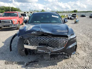 2024 Genesis GV70 Sport with VIN 5NMMCDTC3RH003803, listed as a Copart auction lot 59806985 with 7,614 mi miles and Salvage title. Bid and sale history available at DreamBid. Image 5.