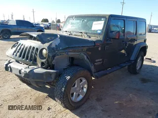2015 Jeep Wrangler Unlimited Sport with VIN 1C4BJWDG5FL745673, listed as a IAAI auction lot 41681043 with 97,605 mi miles and . Bid and sale history available at DreamBid. Image 17.
