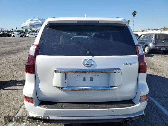 2019 Lexus GX with VIN JTJJM7FX7K5212483, listed as a Copart auction lot 88507265 with 35,870 mi miles and Salvage Title. Bid and sale history available at carsss.com. Image 6.