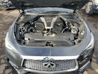 2018 Infiniti Q60 Red Sport 400 with VIN JN1FV7EL2JM630560, listed as a Copart auction lot 45980175 with 48,943 mi miles and Salvage title. Bid and sale history available at DreamBid. Image 11.