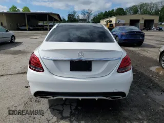 2017 Mercedes-Benz C 300 with VIN 55SWF4KB2HU226485, listed as a Copart auction lot 55952755 with 62,589 mi miles and Salvage title. Bid and sale history available at DreamBid. Image 6.