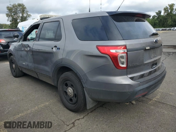 2013 Ford Utility Police Interceptor with VIN 1FM5K8AR0DGA89928, listed as a Copart auction lot 71360004 with 194,209 mi miles and Salvage Title. Bid and sale history available at carsss.com. Image 2.