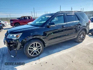2017 Ford Explorer Sport with VIN 1FM5K8GT6HGD41027, listed as a Copart auction lot 59984045 with 114,418 mi miles and Salvage title. Bid and sale history available at DreamBid. Image 1.