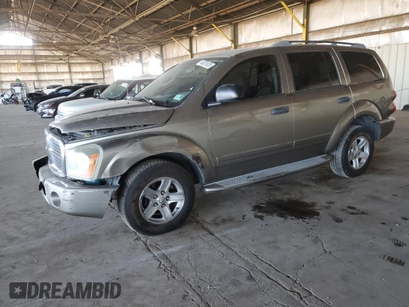 2005 Dodge Durango SLT with VIN 1D4HB48N35F577133, listed as a Copart auction lot 44531835 with 133,967 mi miles and Salvage title. Bid and sale history available at DreamBid. Image 1.