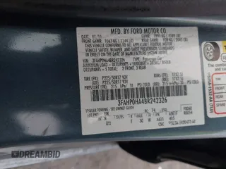 2011 Ford Fusion SE with VIN 3FAHP0HA4BR242326, listed as a IAAI auction lot 41511359 with 181,557 mi miles. Bid and sale history available at carsss.com. Image 9.