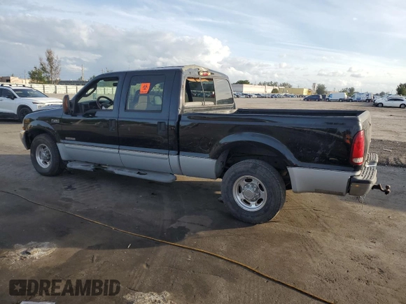 2003 Ford Super Duty F-250 XL with VIN 1FTNW20P63ED04454, listed as a Copart auction lot 86355444 with 154,194 mi miles and Salvage Title. Bid and sale history available at carsss.com. Image 2.