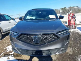 2024 Acura MDX w/A-Spec Package with VIN 5J8YE1H08RL015065, listed as a IAAI auction lot 41394599 with 25,461 mi miles. Bid and sale history available at carsss.com. Image 12.