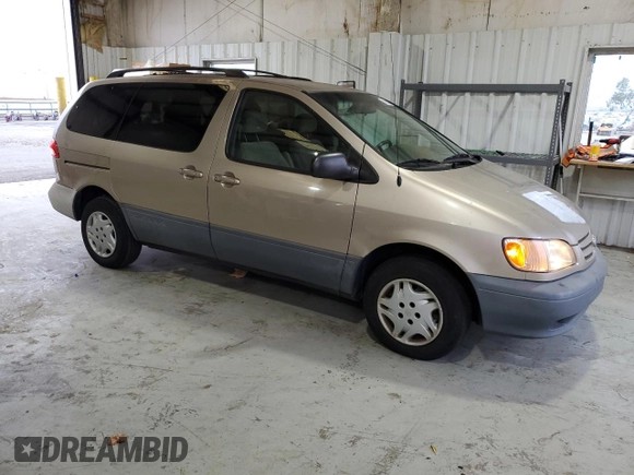2003 Toyota Sienna LE with VIN 4T3ZF13C03U520118, listed as a Copart auction lot 81980534 with 234,880 mi miles and Salvage Title. Bid and sale history available at carsss.com. Image 4.