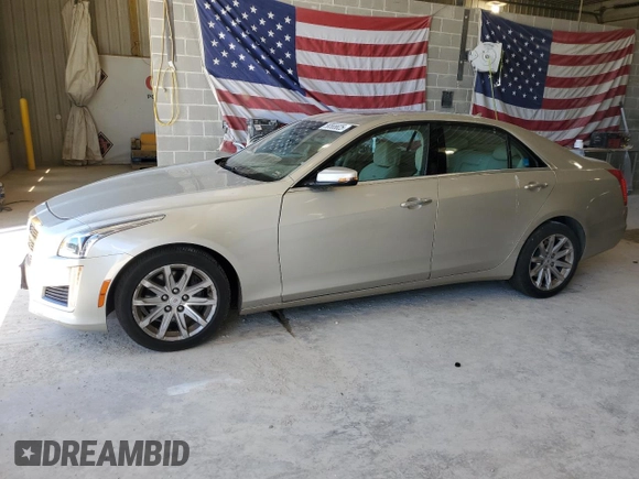 2014 Cadillac CTS Luxury AWD with VIN 1G6AX5S38E0130350, listed as a Copart auction lot 56565825 with 167,699 mi miles and Salvage title. Bid and sale history available at DreamBid. Image 1.
