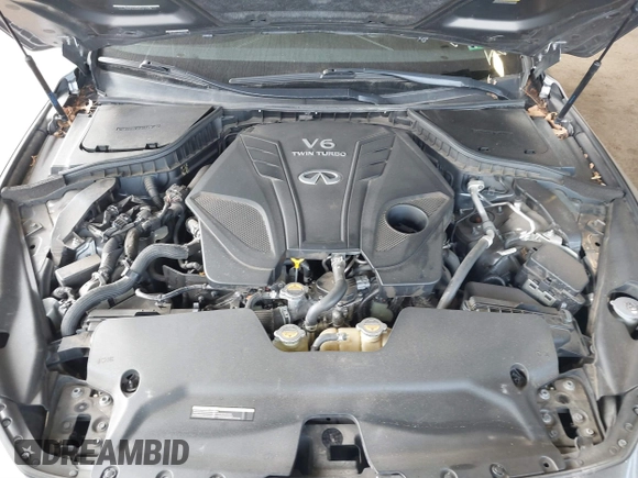 2020 Infiniti Q50 3.0t LUXE with VIN JN1EV7ARXLM254991, listed as a IAAI auction lot 41688390 with 55,873 mi miles. Bid and sale history available at carsss.com. Image 18.