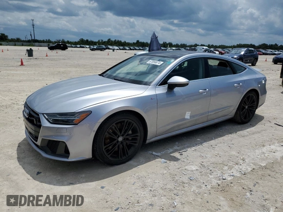 2019 Audi A7 Premium Plus with VIN WAUU2AF2XKN131191, listed as a Copart auction lot 67856674 with 65,489 mi miles and Non repairable. Bid and sale history available at DreamBid. Image 1.