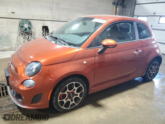 2013 FIAT 500 Turbo with VIN 3C3CFFHH7DT645525, listed as a Copart auction lot 54335795 with 143,758 mi miles and Clean Title. Bid and sale history available at carsss.com. Image 1.