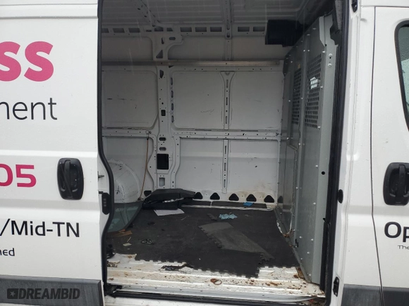 2018 Ram ProMaster Cargo Van with VIN 3C6TRVBG4JE153488, listed as a Copart auction lot 43538915 with 89,510 mi miles and Salvage Title. Bid and sale history available at carsss.com. Image 11.