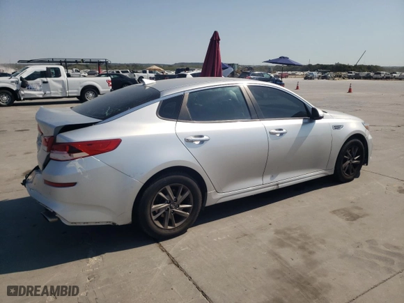 2019 Kia Optima S with VIN 5XXGT4L30KG347431, listed as a Copart auction lot 75830024 with 94,961 mi miles and Clean Title. Bid and sale history available at carsss.com. Image 3.